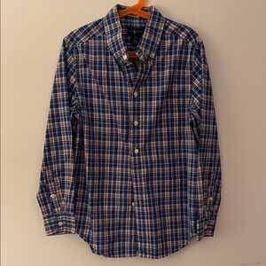 Polo by Ralph Lauren Blue and Red Button Down Shirt Size M - 10/12